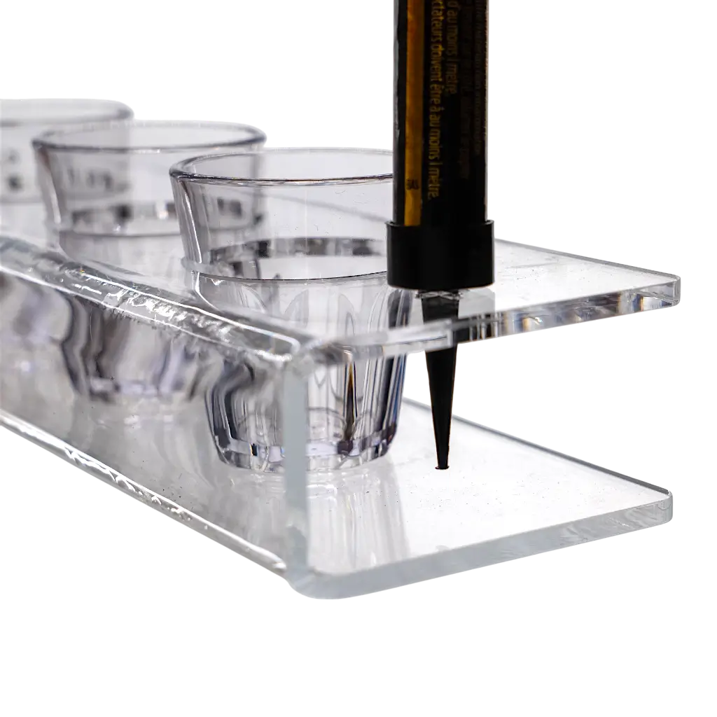 Transparent Tray for Shooter Glass