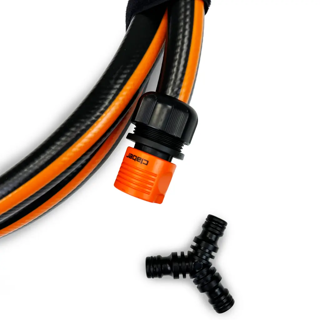 Hose and fittings kit for foam machine