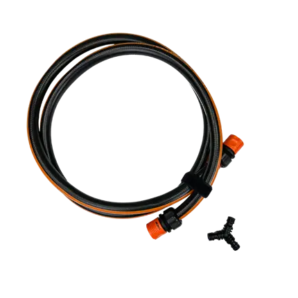Hose and fittings kit for foam machine