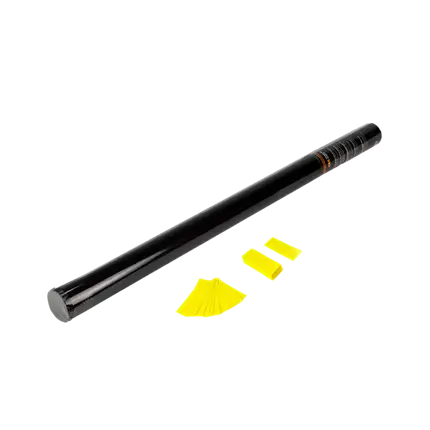 Manual confetti gun 80cm - Yellow