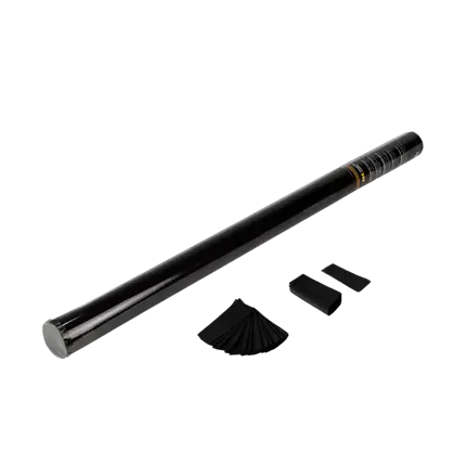 Manual confetti gun 80cm - Black
