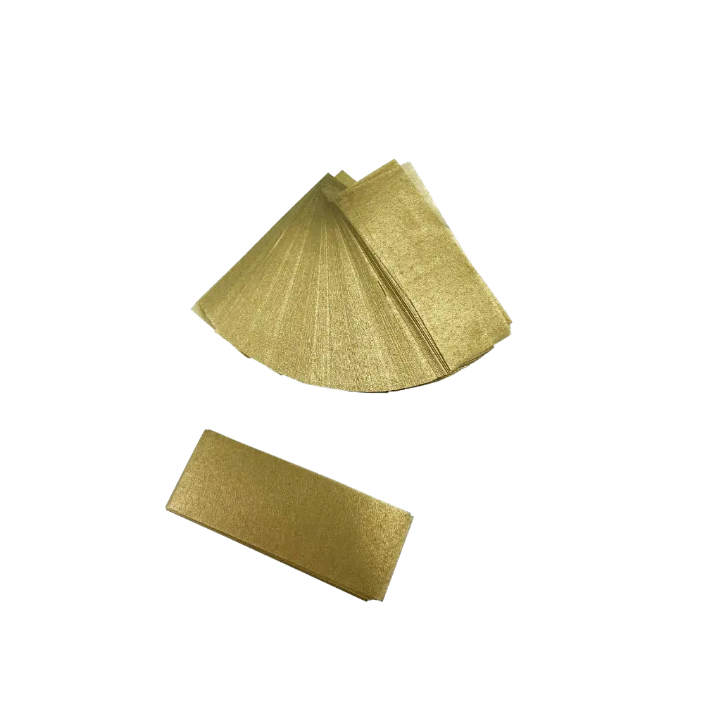 100% Biodegradable metallic confetti bag 1KG - Gold