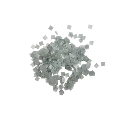 Bag of 100% Biodegradable Square Metal Confetti 1KG - Silver