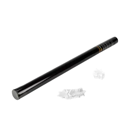 80cm Manual Star Confetti Cannon - White