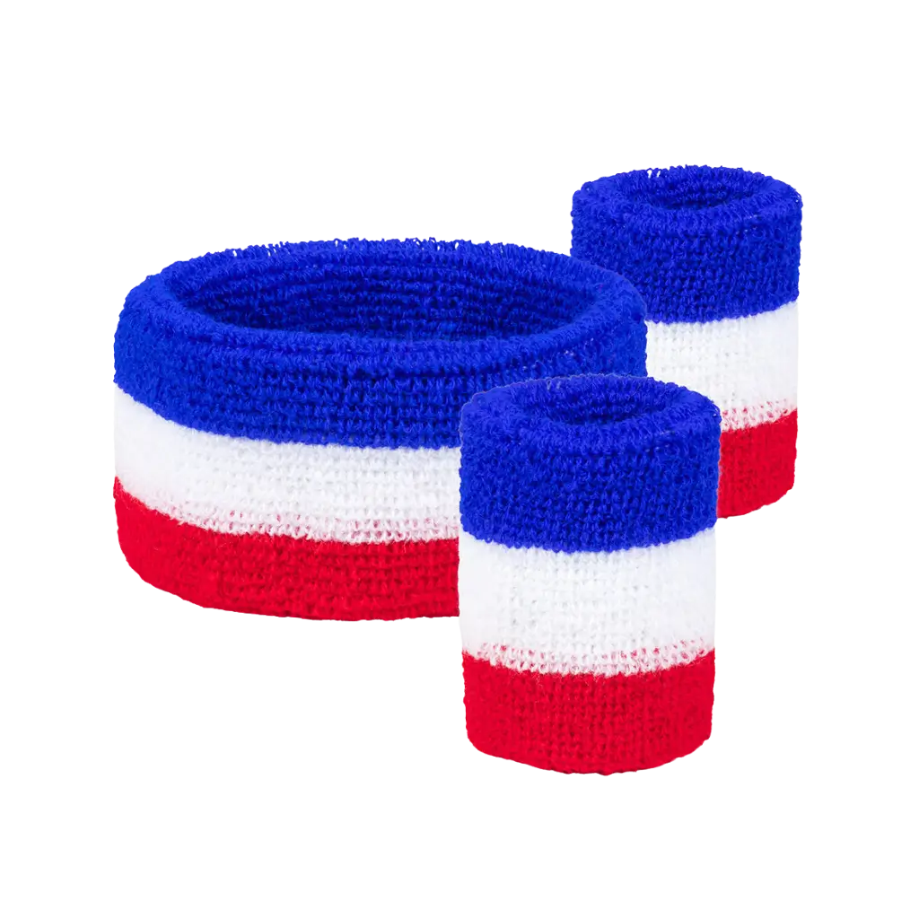 Set of 3 towelling headbands France