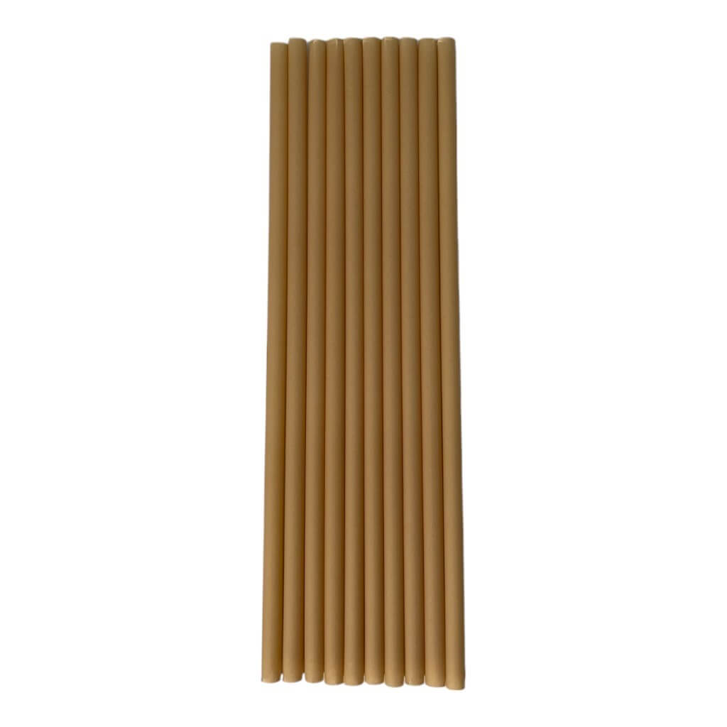 Biodegradable Plant Fibre Straw (Set of 250) - 6x200mm