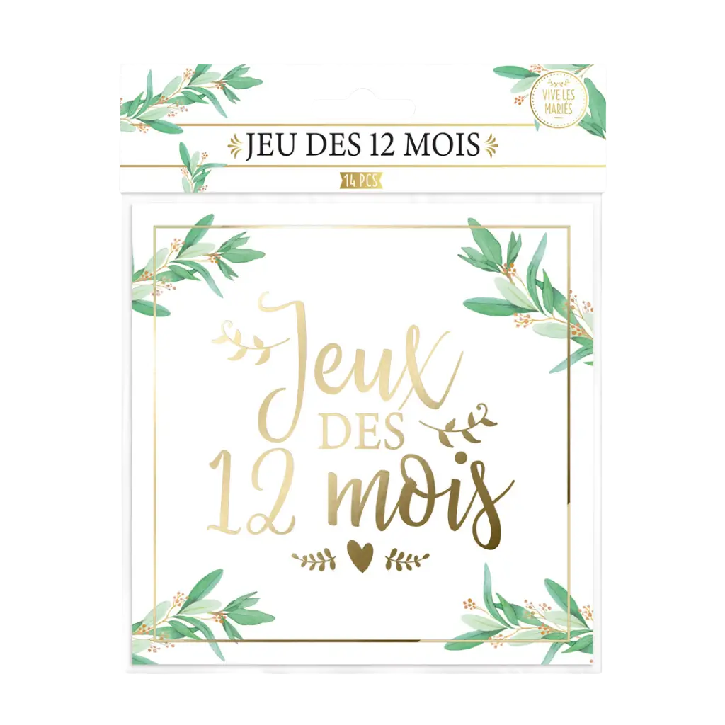 Vive les Mariés" 12-month game