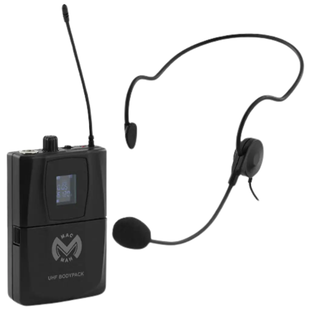 Mac Mah beltpack and microphone transmitter - UHF Bodypack