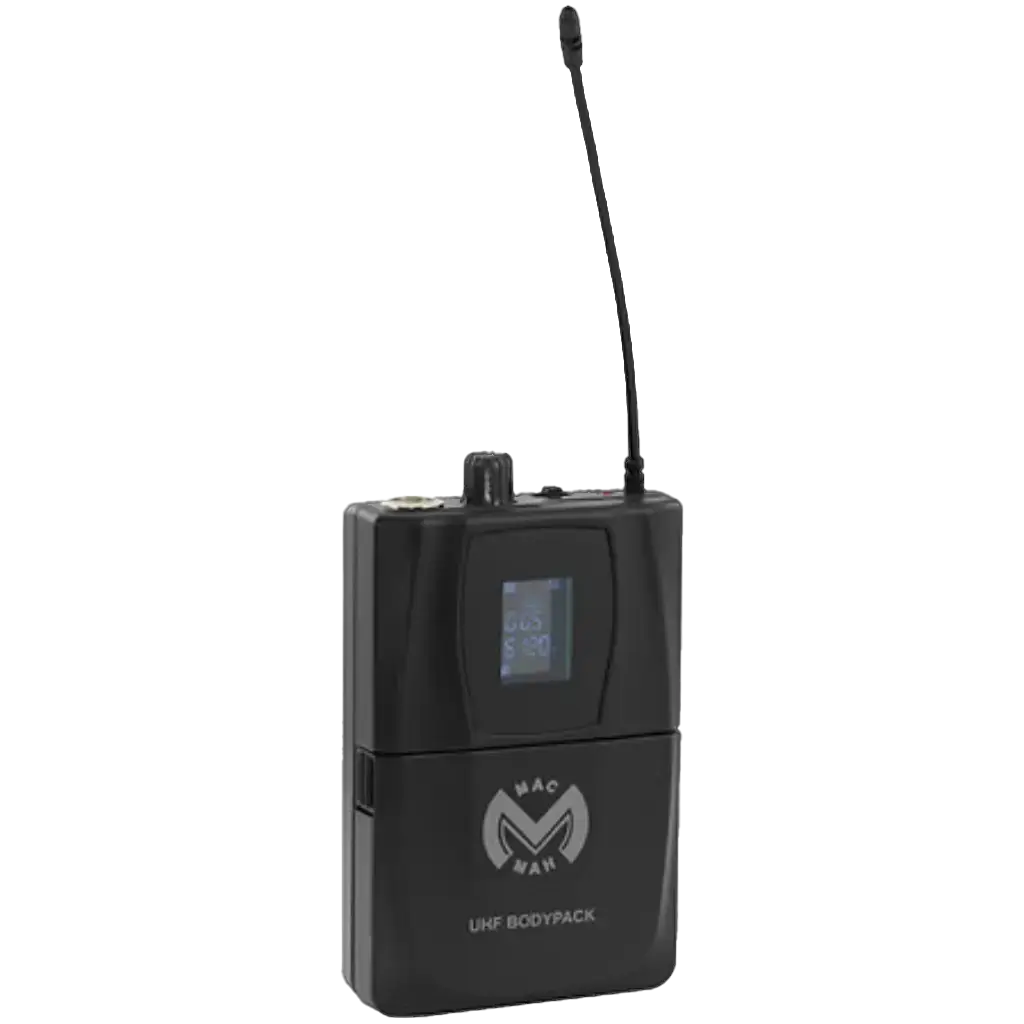 Mac Mah beltpack and microphone transmitter - UHF Bodypack