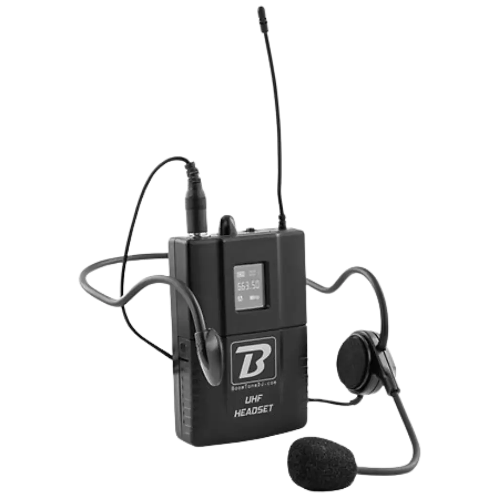 BoomTone DJ Headset Microphone - UHF Headset F1