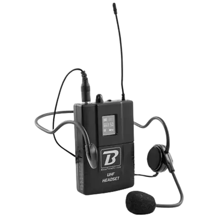 BoomTone DJ Headset Microphone - UHF Headset F1