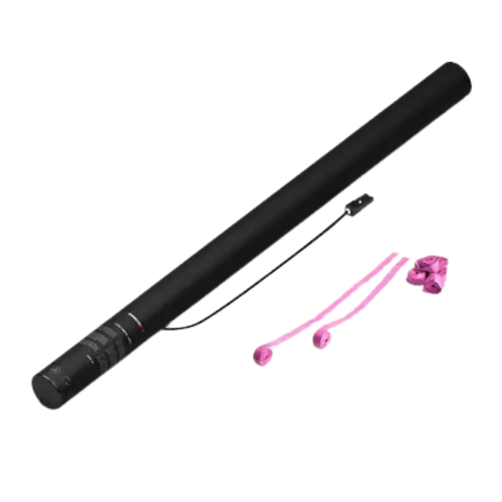 Streamer pink electric confetti gun 80 cm