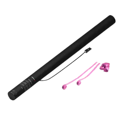 Streamer pink electric confetti gun 80 cm