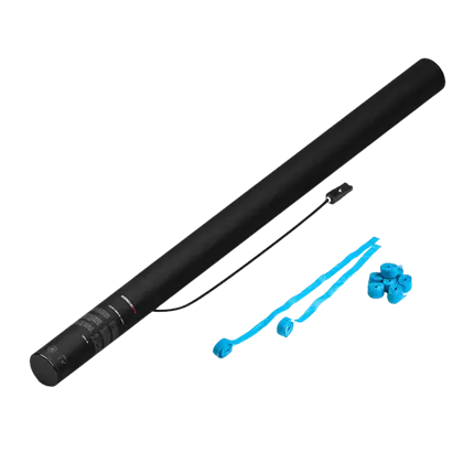 Blue Streamer electric confetti gun 80 cm