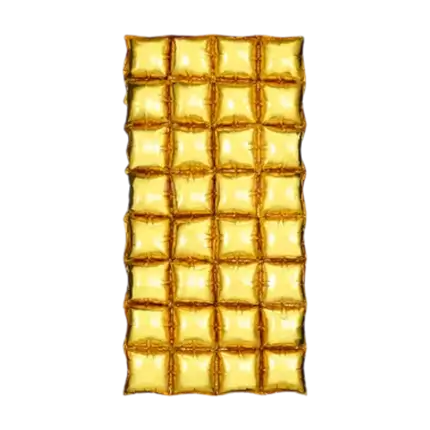 Balloon Curtain Gold 143 cm