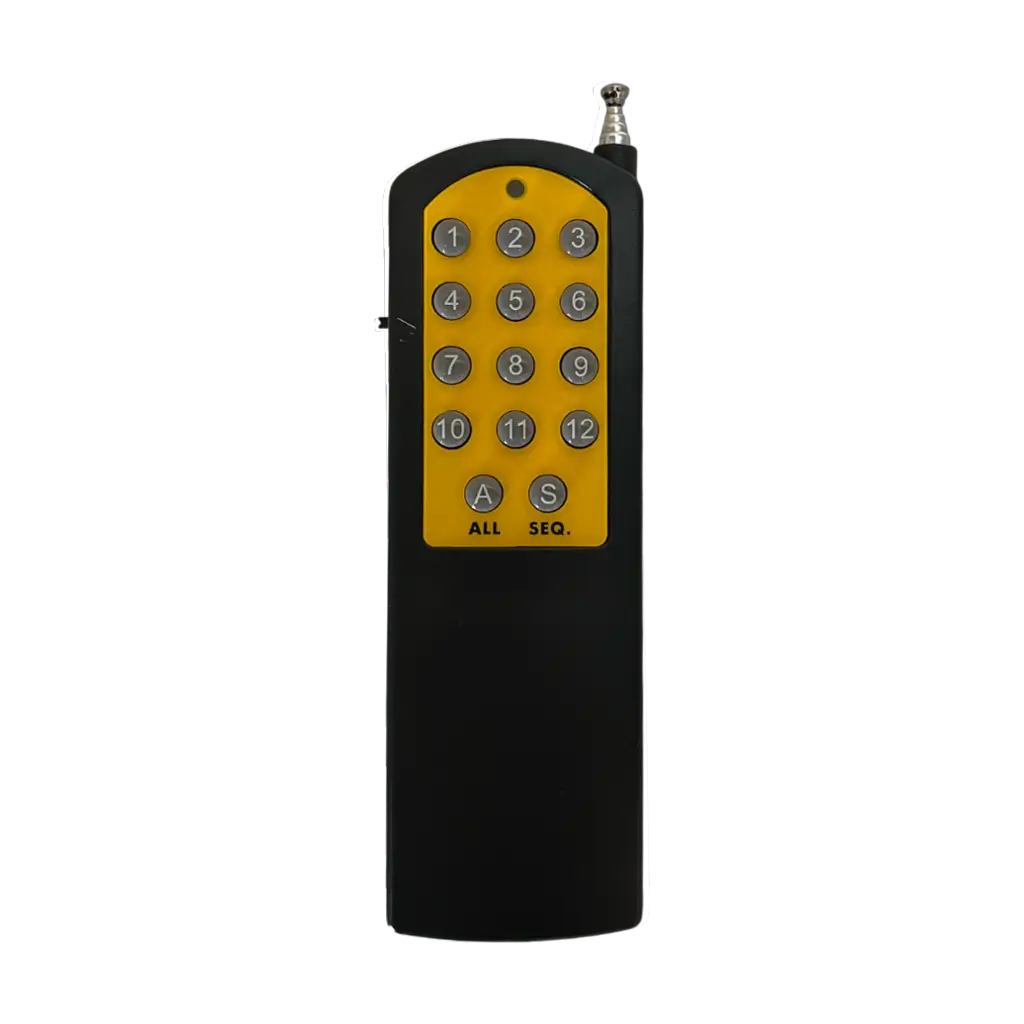 Remote control for 12-station shooting kit