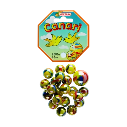 Pack of 20 Canary Beads +1 Calot