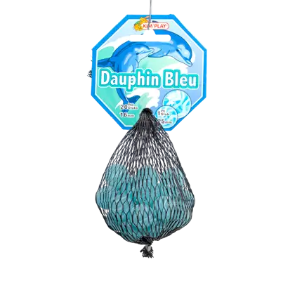 Pack of 20 Blue Dolphin Marbles +1 Calot