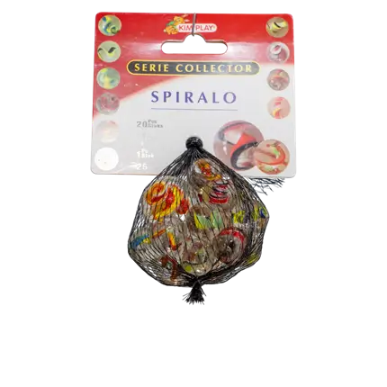Pack of 20 Spiralo Marbles +1 Calot (Collector's Edition)