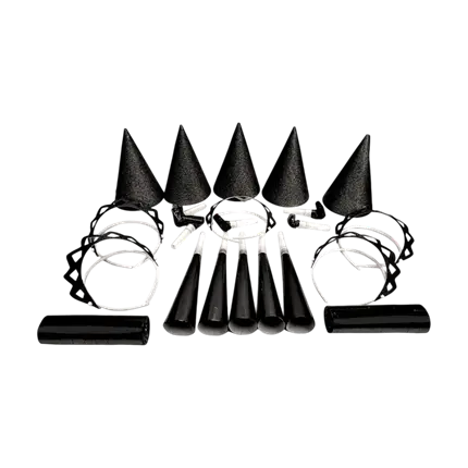 Black Cotillons Bag for 10 People