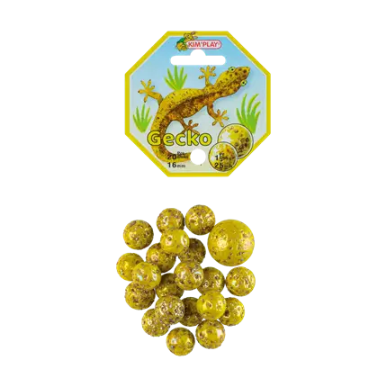 Pack of 20 Gecko Marbles +1 Calot