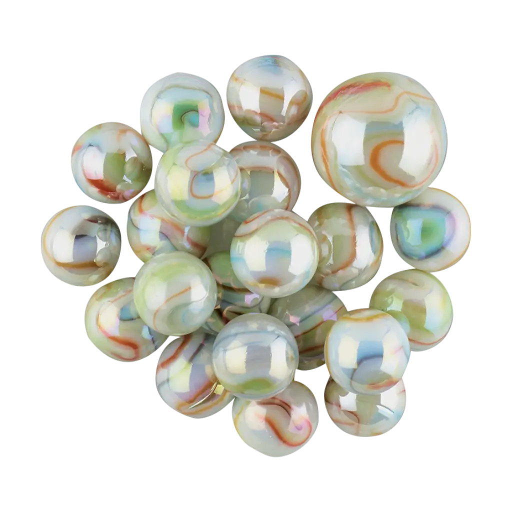 Pack of 20 Unicorn Marbles +1 Cap