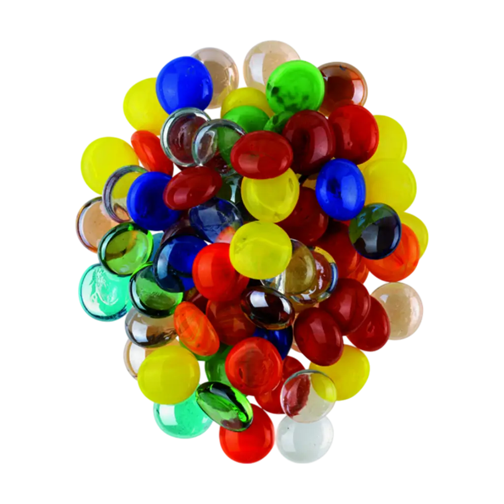 Assorted Flat Beads (250gr)