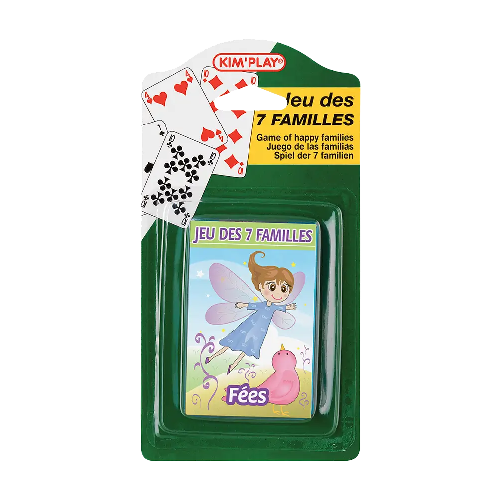 7 Families Game - Princesses Fairies Pirates Knights (Set of 4)