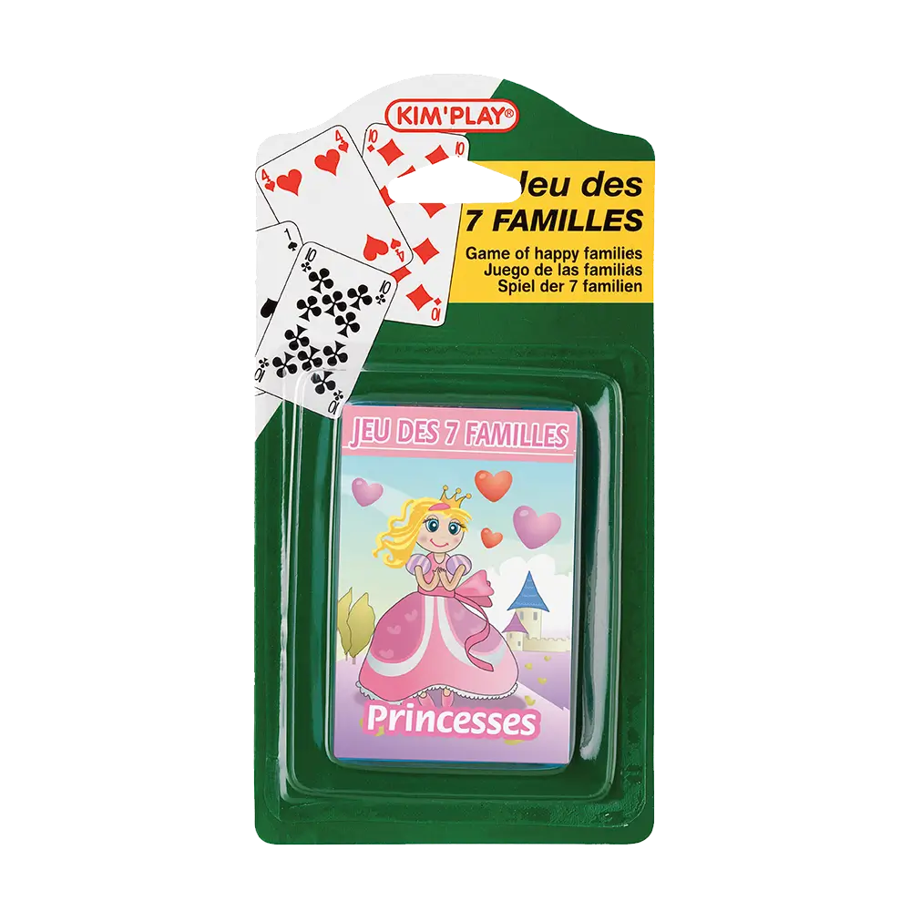 7 Families Game - Princesses Fairies Pirates Knights (Set of 4)