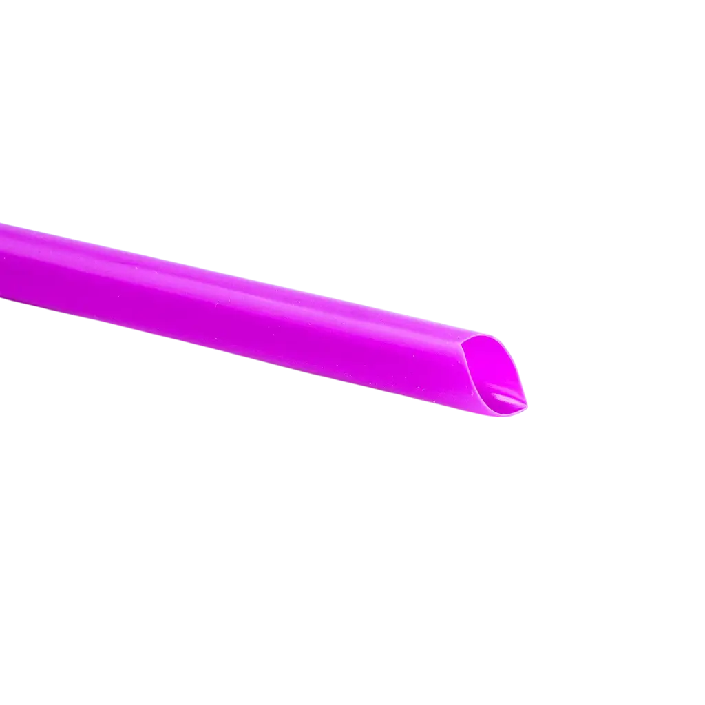 Reusable PP Beveled Bubble Tea Straw - Multicoloured 20cm/ø12mm (SET OF 100)