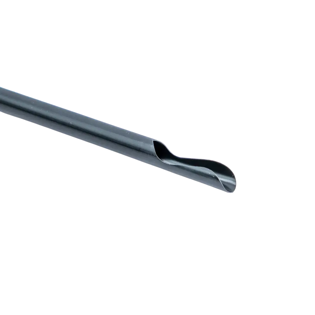 Straw Reusable PP Spoon - Black 21cm/ø8mm (SET OF 100)