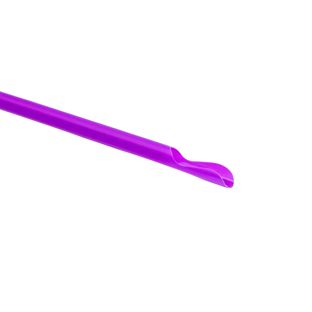 Straw Reusable PP Spoon - Multicoloured 21cm/ø8mm (SET OF 100)