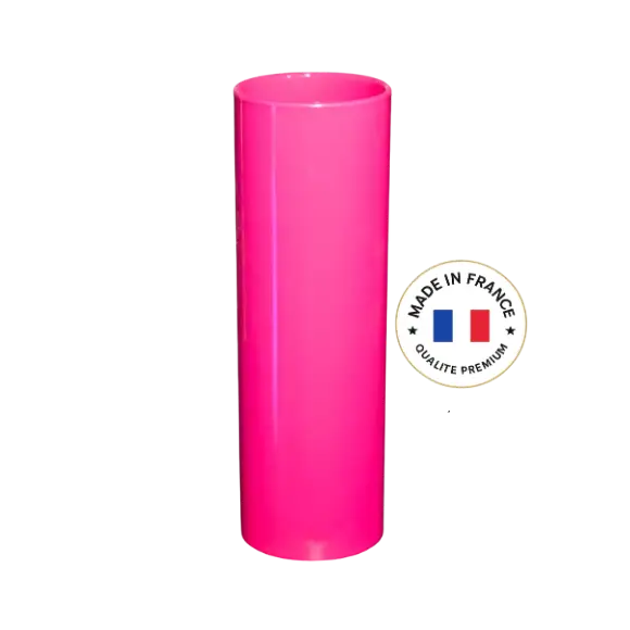 Rose 22cl unbreakable glass tube