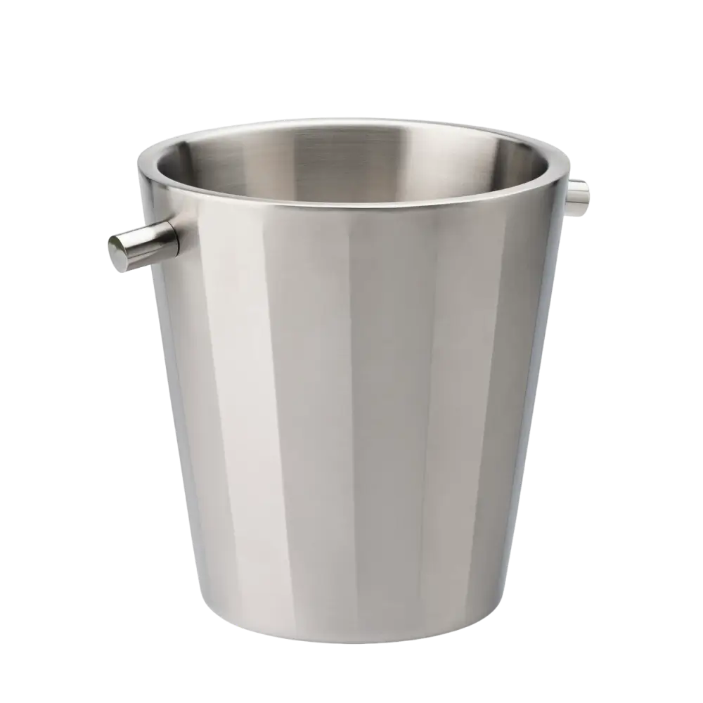 Isothermal satin-finish stainless steel wine bucket - 1 bottle 20 x 21.5 cm