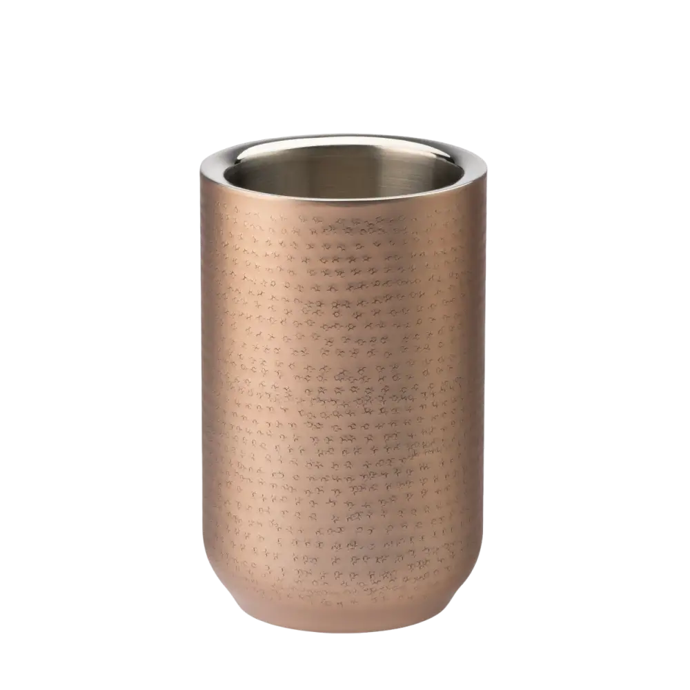 Isothermal wine cooler in copper stainless steel - 1 bottle 20 x 12 cm