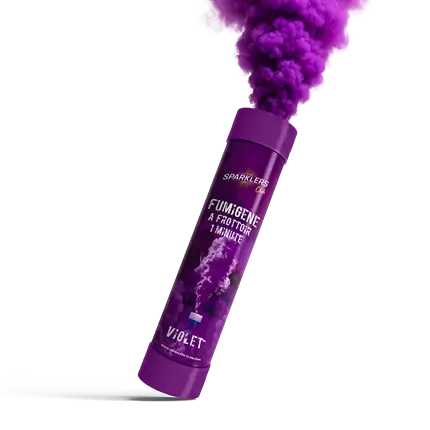 Hand-held smoke 1 minute Violet