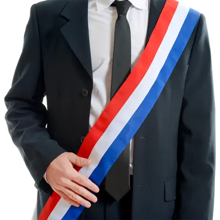 Tricolour Scarf - Mayor's accessory and Disguise