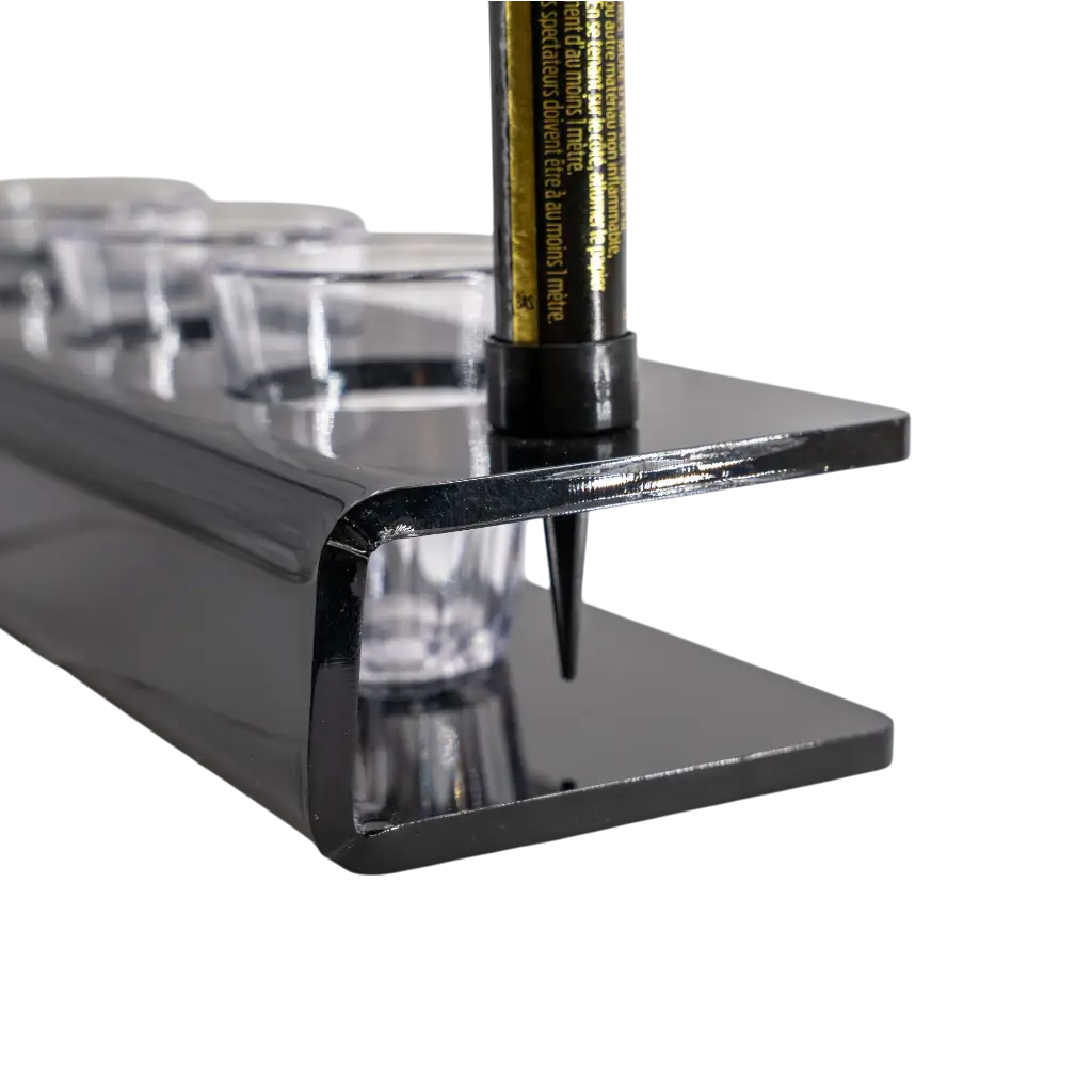 Black Tray for Shooter Glass