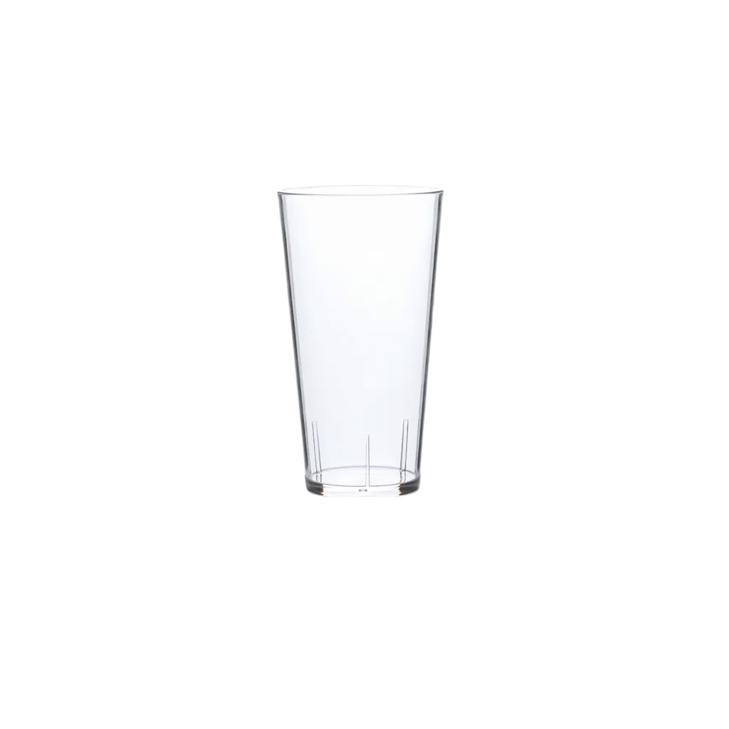 Conic" unbreakable beer and cocktail glass in Ecozen - 33 cl