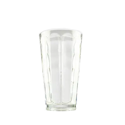 Optic Square unbreakable beer, water and cocktail glass in Ecozen - 34 cl