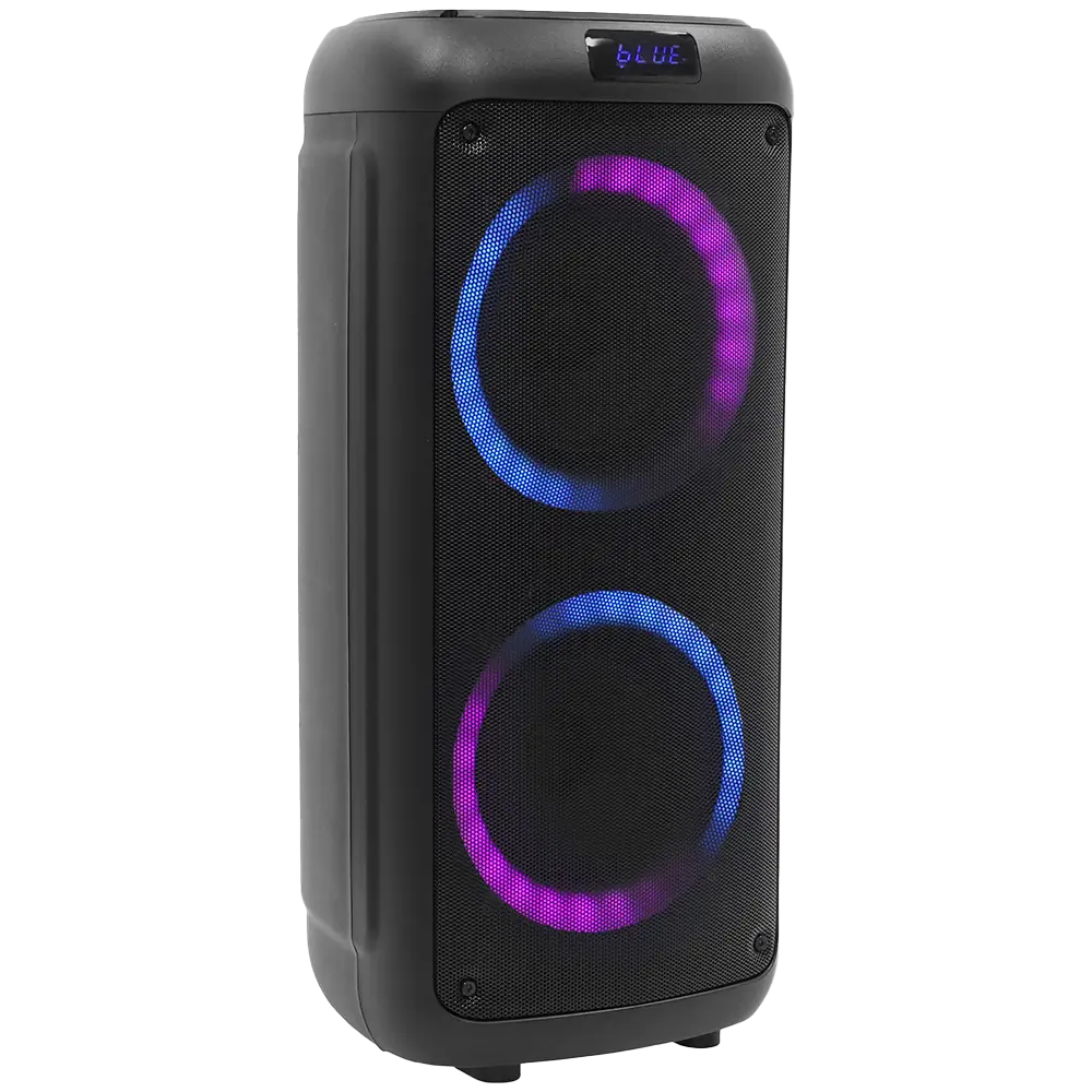 BOOMaster 300' portable battery speaker - 250W with Bluetooth, LED