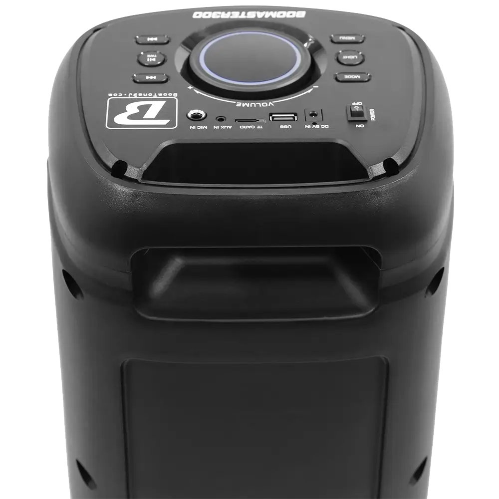 BOOMaster 300' portable battery speaker - 250W with Bluetooth, LED