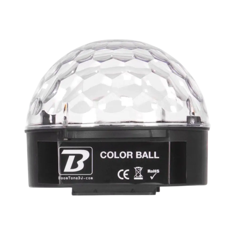 Color Ball" LED light set - RGB 9W, 82 lenses, remote control included