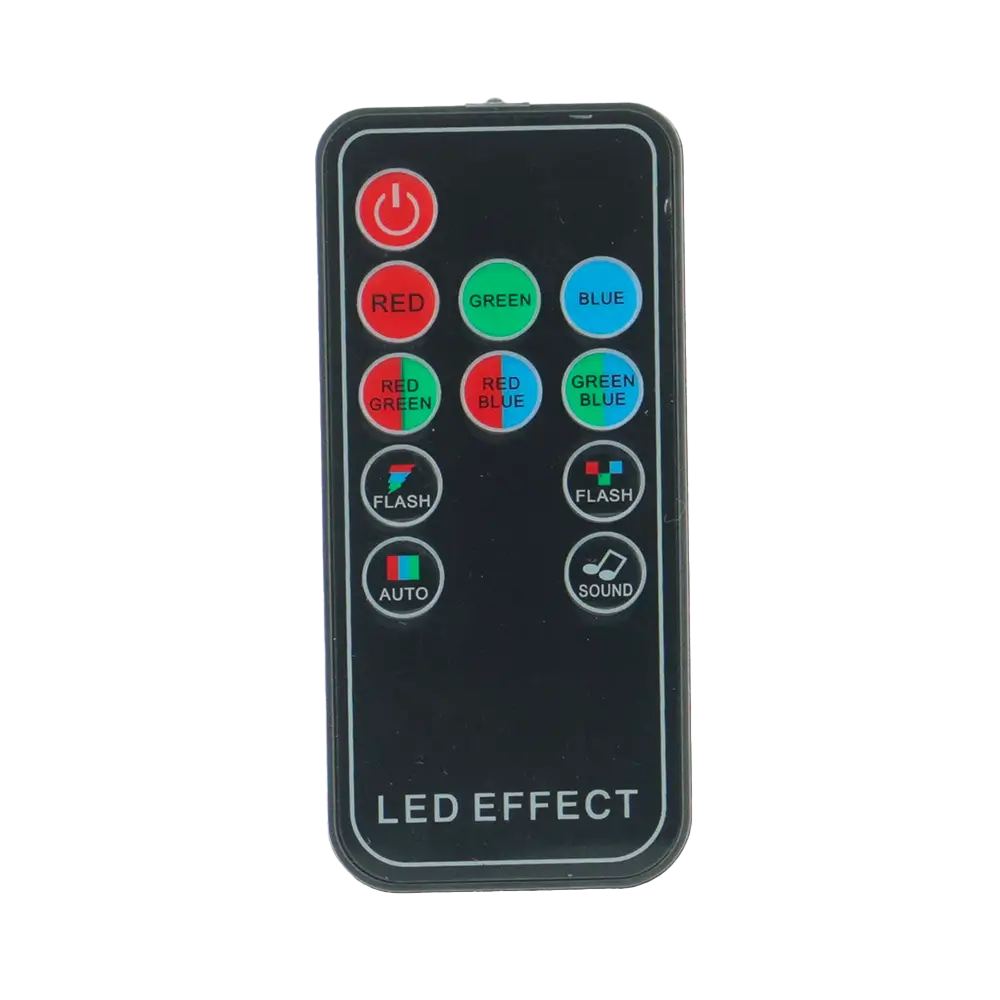 Color Ball" LED light set - RGB 9W, 82 lenses, remote control included