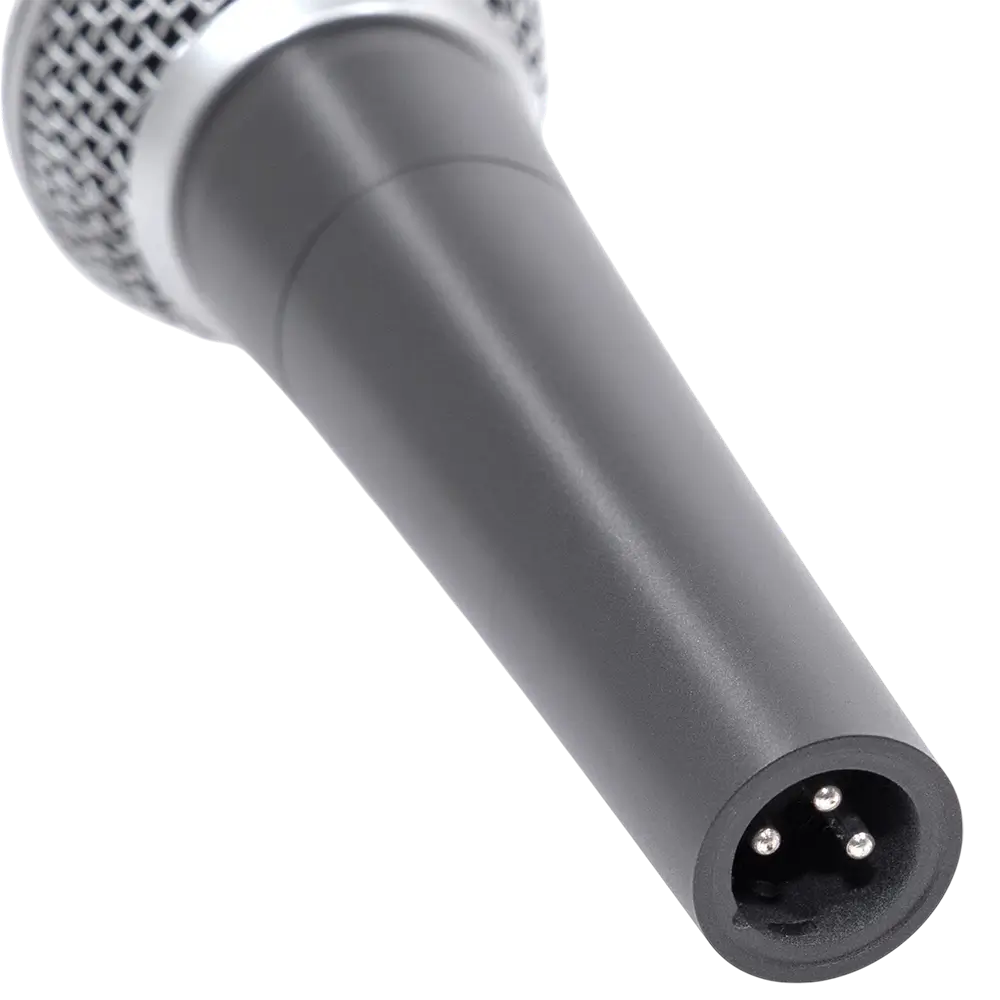 Dynamic microphone "MIC 300" Mac Mah – Set of 3 wired microphones with case, clips, supercardioid, XLR