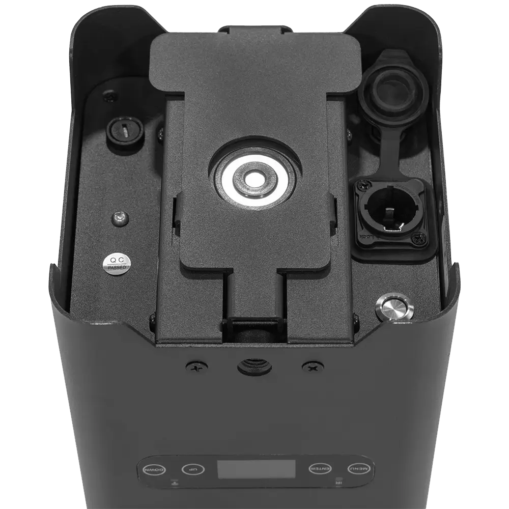 LED spotlights "IZY Glow Set" Mac Mah – 6×15W RGBWA-UV, wireless DMX, rechargeable