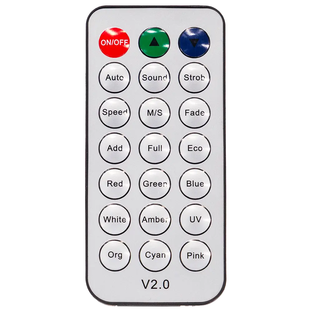 LED spotlights "IZY Glow Set" Mac Mah – 6×15W RGBWA-UV, wireless DMX, rechargeable