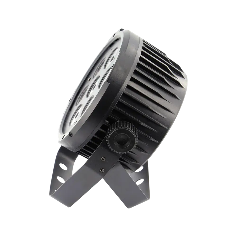 7x10W 5in1 LED PAR floodlight - 7 RGBWA LEDs, DMX, auto and music modes and remote control