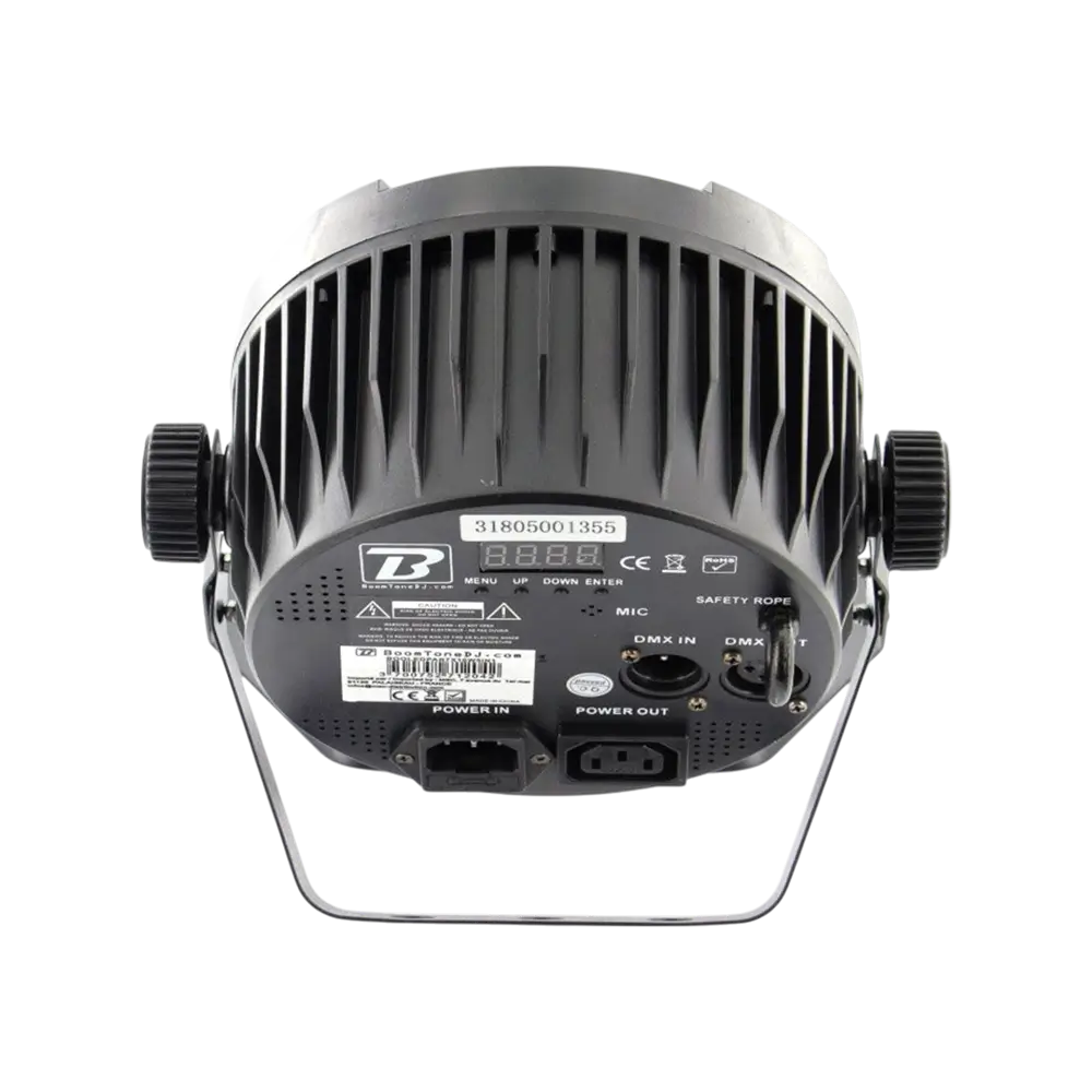 7x10W 5in1 LED PAR floodlight - 7 RGBWA LEDs, DMX, auto and music modes and remote control