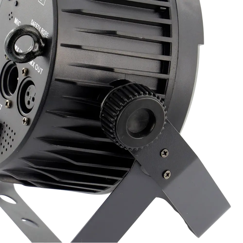 7x10W 5in1 LED PAR floodlight - 7 RGBWA LEDs, DMX, auto and music modes and remote control